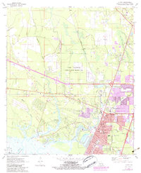 Slidell 1971 topographic map thumbnail