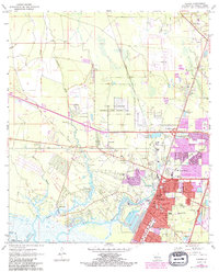 Slidell 1971 topographic map thumbnail