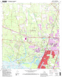 Slidell 1971 topographic map thumbnail
