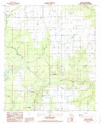 Soileau 1986 topographic map thumbnail