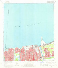 Spanish Fort 1965 topographic map thumbnail