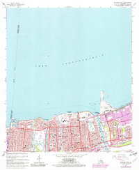 Spanish Fort 1965 topographic map thumbnail