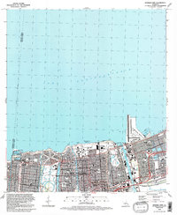 Spanish Fort 1992 topographic map thumbnail