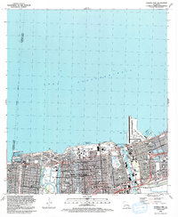 Spanish Fort 1992 topographic map thumbnail