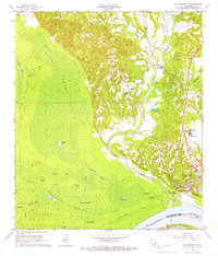 St. Francisville 1965 topographic map thumbnail