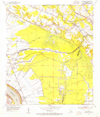 St. Gabriel 1953 topographic map thumbnail