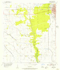 Sulphur 1955 topographic map thumbnail