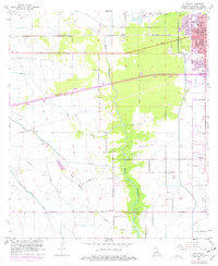 Sulphur 1955 topographic map thumbnail