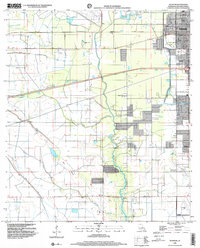 Sulphur 1998 topographic map thumbnail