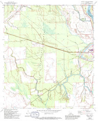 Swayze Lake 1968 topographic map thumbnail