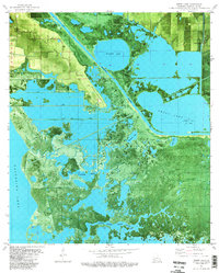 Sweet Lake 1982 topographic map thumbnail