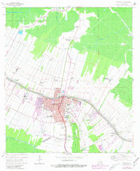 Thibodaux 1962 topographic map thumbnail