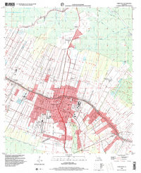 Thibodaux 1998 topographic map thumbnail