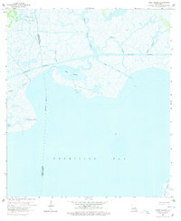 Tigre Lagoon 1963 topographic map preview