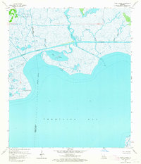 Tigre Lagoon 1963 topographic map preview