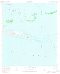 Timbalier Island 1953 topographic map thumbnail