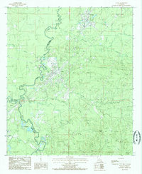 Tullos 1984 topographic map thumbnail