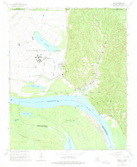 Tunica 1965 topographic map thumbnail