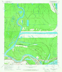 Turnbull Island 1965 topographic map thumbnail