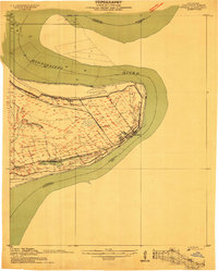 Vidalia topographic map thumbnail