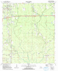 Walker 1991 topographic map thumbnail
