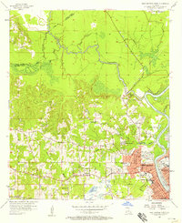 West Monroe North 1957 topographic map thumbnail