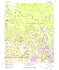 West Monroe North 1957 topographic map thumbnail