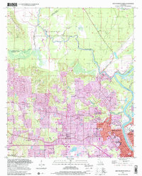 West Monroe North 1999 topographic map thumbnail