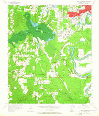 West Monroe South 1957 topographic map thumbnail