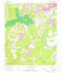 West Monroe South 1957 topographic map thumbnail