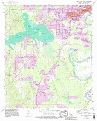West Monroe South 1994 topographic map thumbnail