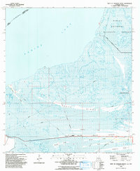 West of Johnson Bayou 1993 topographic map thumbnail
