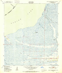 West of Johnson Bayou 1943 topographic map thumbnail