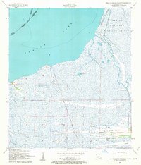 West of Johnson Bayou 1957 topographic map preview