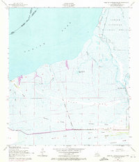 West of Johnson Bayou 1957 topographic map preview