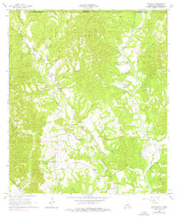 Weyanoke 1965 topographic map thumbnail