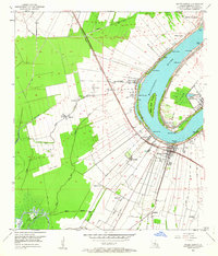 White Castle 1953 topographic map thumbnail
