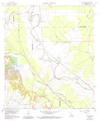 Whiteville 1966 topographic map preview