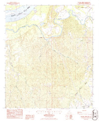 Widows Creek 1986 topographic map thumbnail