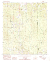 Wilson Creek 1986 topographic map thumbnail