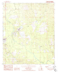 Winnfield East 1984 topographic map thumbnail