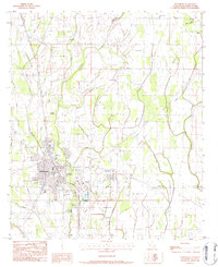 Winnsboro 1983 topographic map thumbnail