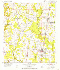Zachary 1954 topographic map thumbnail