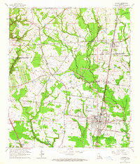 Zachary 1963 topographic map thumbnail
