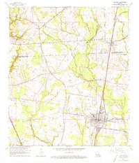 Zachary 1963 topographic map thumbnail