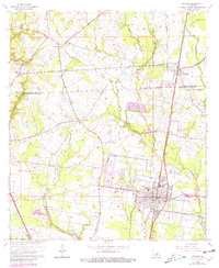 Zachary 1963 topographic map thumbnail