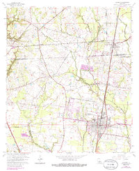 Zachary 1963 topographic map thumbnail