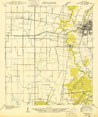 Abbeville NW topographic map thumbnail