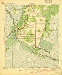 Allemands 1940 topographic map thumbnail