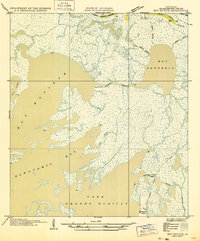 Bay Batiste 1949 topographic map thumbnail